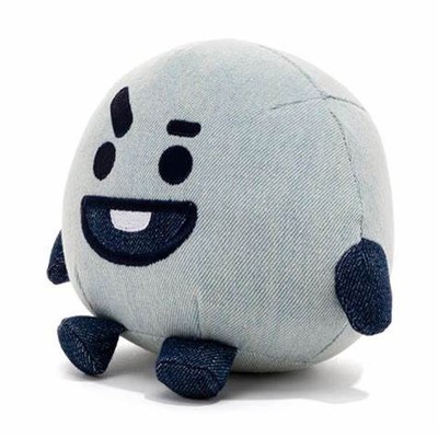 BTS K-POP BT21 Shooky Denim Plush Doll NWT