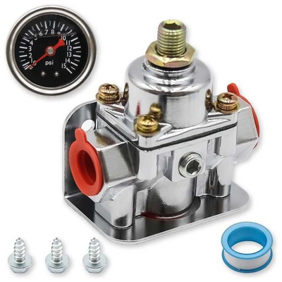 #ad Low Fuel Pressure Regulator With Screws For Carburetor 1 4 PSI 12 804 NEW $31.99