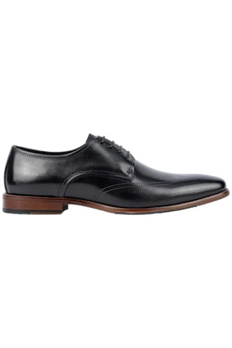 Vintage Foundry Co Men's Leather Orton Oxfords Shoes Black - Afbeelding 3 van 3