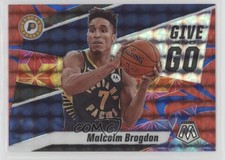 2019 Panini Mosaic Give and Go Reactive Blue Prizm 12/99 Malcolm Brogdon #14 n0c