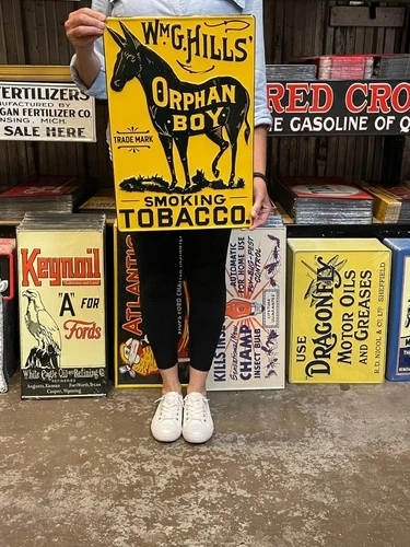 Antique Vintage Old Style Orphan Boy Tobacco Mule Made in USA