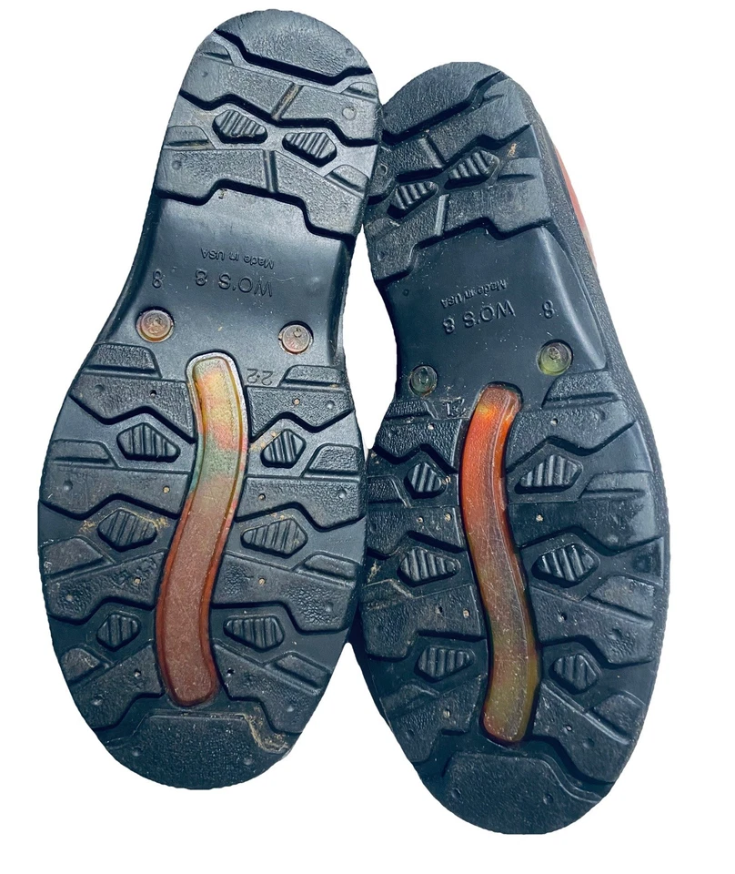 WO's SLOGGERS Women's Sz 8 rain garden mud slip on waterproof shoes red floral  - Image 3 of 4