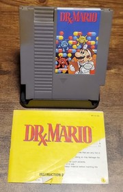 Nintendo NES Game - Dr. Mario (W/Sleeve & Manual) Retro Gaming