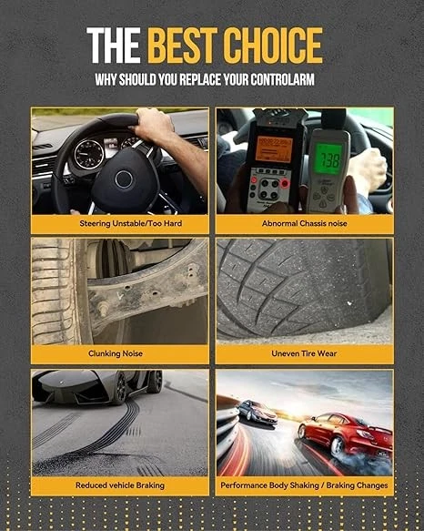 2x Brazos de control inferiores delanteros derecho e izquierdo para Chevrolet S10 1984-2004 Foto 4 de 4