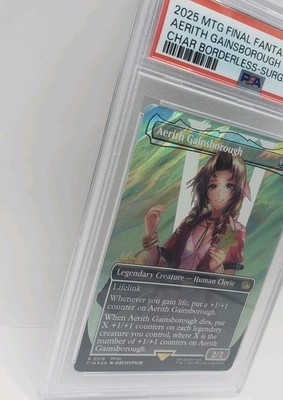 MTG エアリスAerith Gainsborough Surge FOIL Aerith Gainsborough 519 Borderless Surge Foil FINAL FANTASY