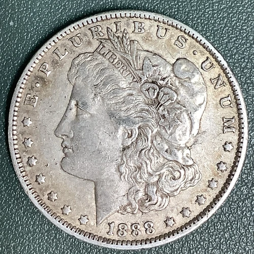 1888-O MORGAN SILVER DOLLAR $1 OVAL O XF