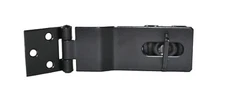 Hasp 4.5" Black Swivel Padlock Hasp Heavy Duty Gates Sheds Doors Barns Cabinets
