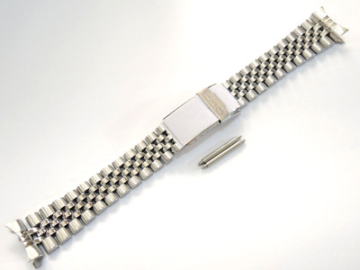 NEW 20MM STAINLESS JUBILEE FOLDED BRACELET MEDIUM DIVERS SKX013 (7S26-0030)