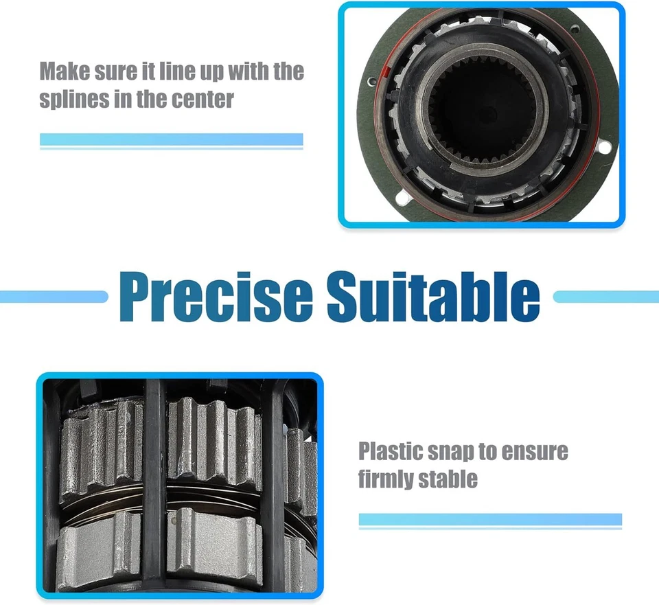 Bloqueo de buje manual delantero 2 piezas para 05-18 Ford F250 F350 F450 F550 Super Duty 600-220 Foto 4 de 4