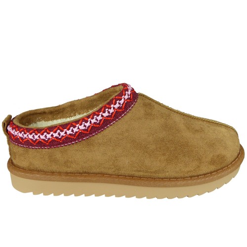Slippers Girls Shoes Ladies In Out Door Slip On Warm Faux Fur Lined Womens Sizes - Picture 27 of 94