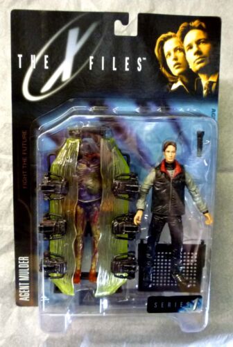 X-Files Set of 6 Act Figures Series 1 New 1998 Scully Mulder McFarlane Amricons - Picture 4 of 10