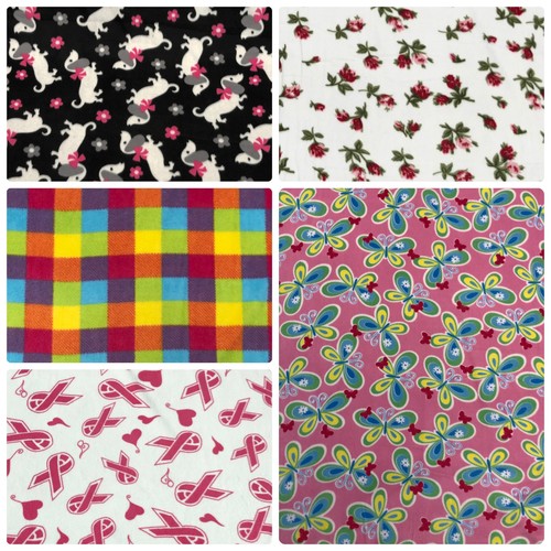 Assorted Anti-Pill Fleece Fabric by the Yard - Picture 1 of 15
