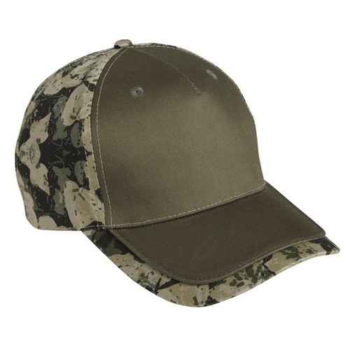 Wholesale 12 Blank Hats Olive / Camo 