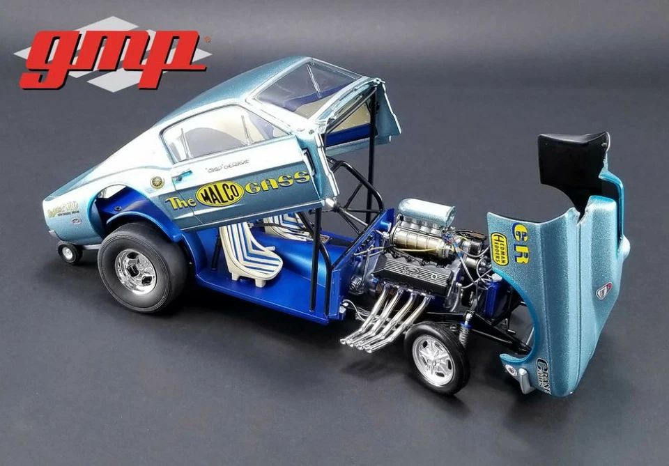 GMP Ohio George 1967 Ford Mustang Malco Gasser with Front Spoiler 1/18. 18879 - Photo 4/4