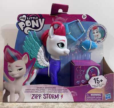 MY LITTLE PONY New Generation 6'' ZIPP STORM Figure Sparkle Adventures NEW