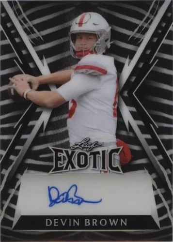 2023 Leaf Exotic Devin Brown #BA-DB1