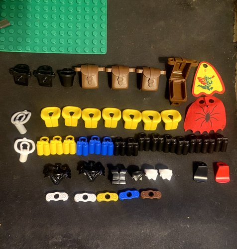 LEGO Lot of Neck Accessories Minifigure Tanks Capes Backpacks Life ...