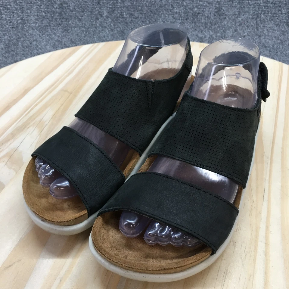 Sandalias El Naturalista Mujer 36 Koi Tirantes Gancho y Lazo N5093 Cuero Negro Foto 4 de 4