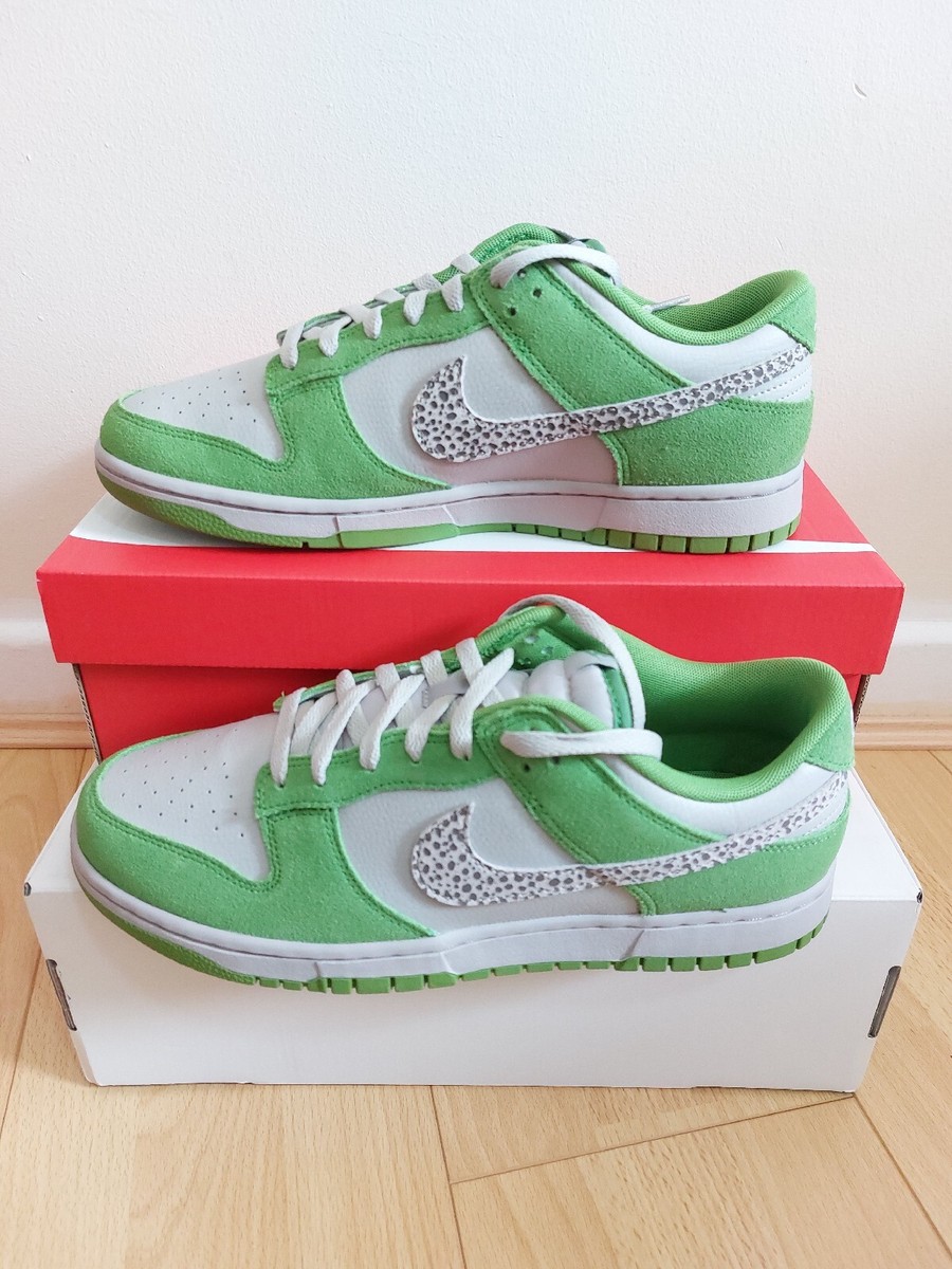 New Nike DUNK LOW AS Safari Swoosh Chlorophyll UK SIZE EU