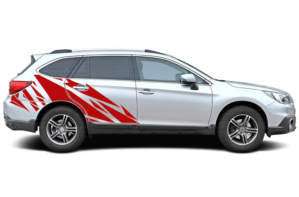 Calcomanía Adhesiva Rayas Puerta Lateral para Subaru Outback Off Road Patrón Geométrico Foto 4 de 4