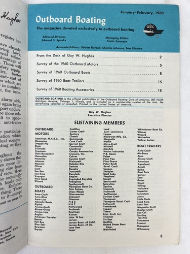 2 Vintage Issues OUTBOARD BOATING Magazine 1959 & 1960 Boat Show - 第 3/14 張圖片