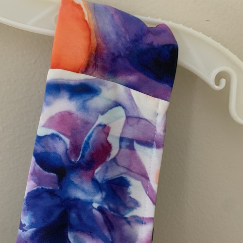 FELICITY & COCO Floral Print Dress Women’s L Pink Blue Tropical - Picture 7 of 10