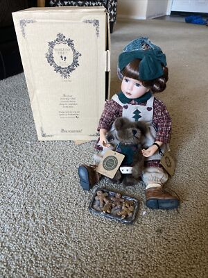 Boyds Yesterday's Child Doll  ''Jean & Nutmeg'' in Box, Certifcate & Accessories