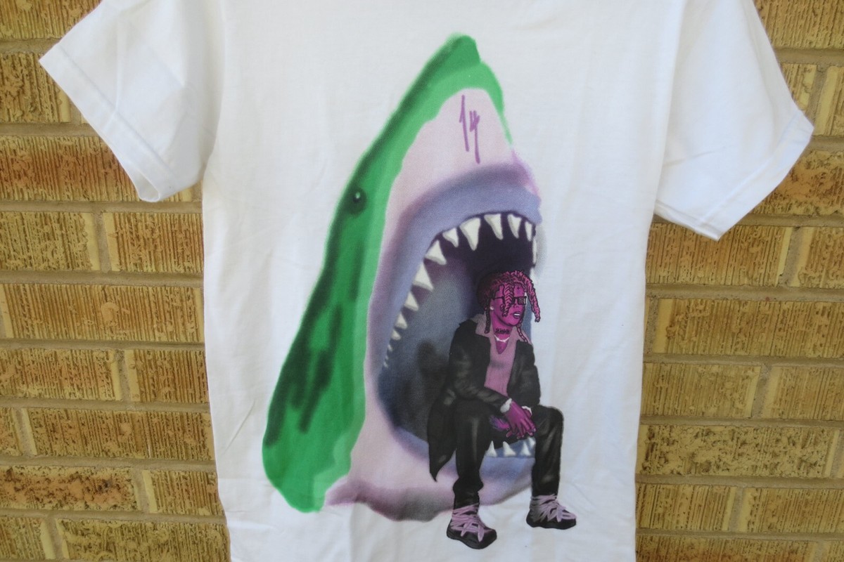 1400 Shirts - Trippie Red - Men's - Neon Shark Airbrushed t