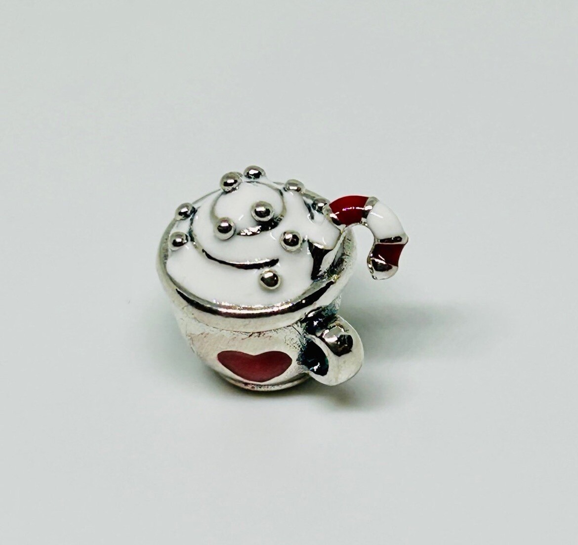 CHANEL パントスメガネ ブラック/グレー/ブルー/ダークブラウン PANDORA Cocoa and Candy Cane Charm (797523ENMX) for sale
