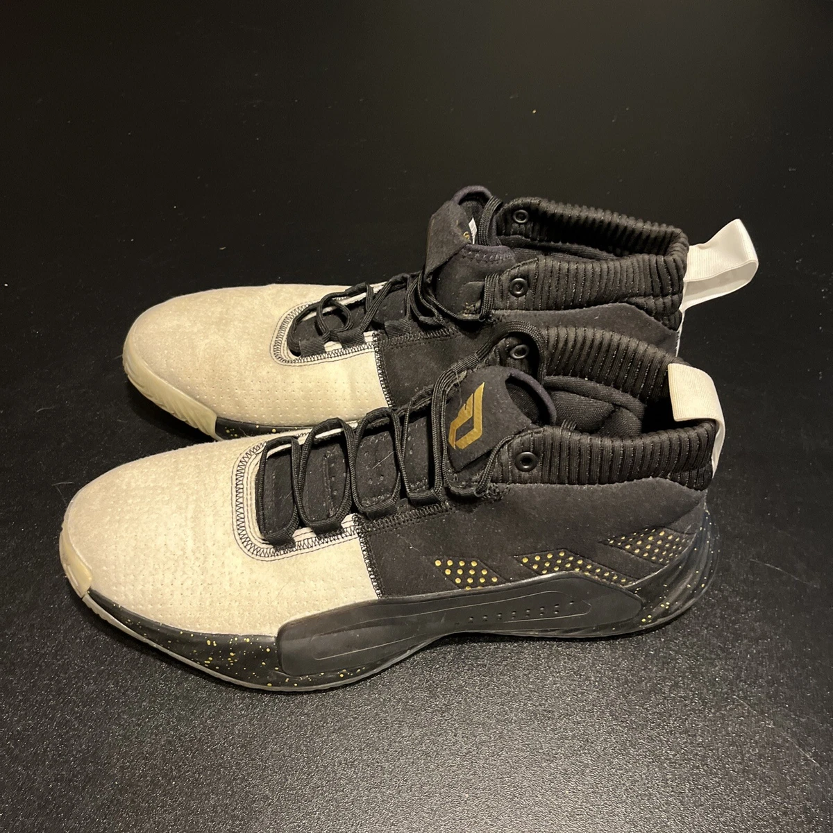 adidas Dame 5 Black Gold White for Sale | Authenticity  display picture 1