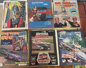 VINTAGE 1992 THE WINSTON/COCA-COLA 600 AND DAYTONA 500 80S/90S NASCAR PROGRAMS