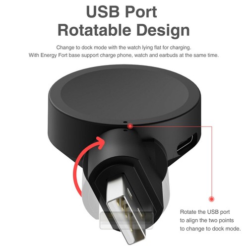 Wireless Charger Magnetic For Samsung Galaxy Watch 4 40/44 classic 46/42mm c - Zdjęcie 5 z 11