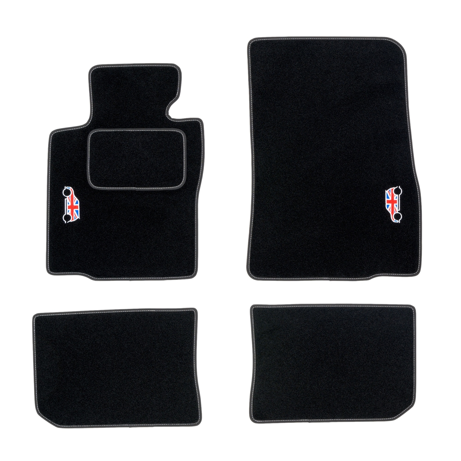 Tapis de sol velours Mini Countryman 1 moquette de rechange noire