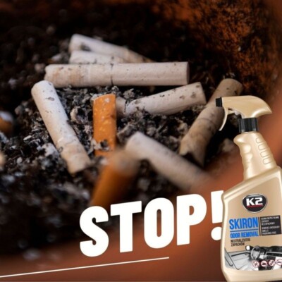 K2 SKIRON CAR ODOUR REMOVER BAD SMELL NEUTRALISER CIGARETTE ELIMINATOR-  700ml