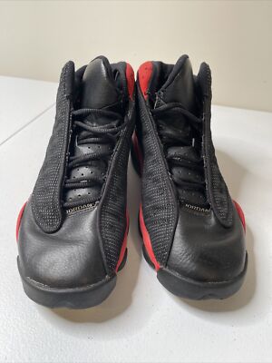 2005 NIKE AIR JORDAN XIII 13 RETRO GS BRED BLACK TRUE RED BG
