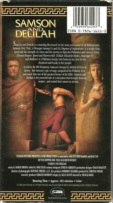 Samson and Delilah VHS 1997 Dennis Hopper Eric Thal Elizabeth