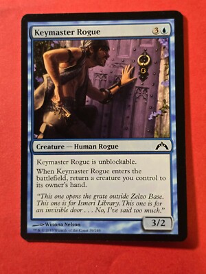 2013 Magic The Gathering Gatecrash #39 Keymaster Rogue, C, NF, cd1