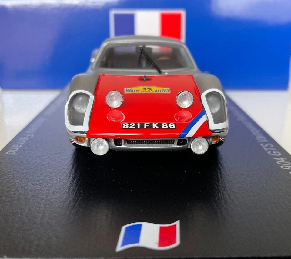 Porsche 908 GTS n.15 Winner Rally Route du Nord 1966 1/43 Spark SF168 - Immagine 2 di 4