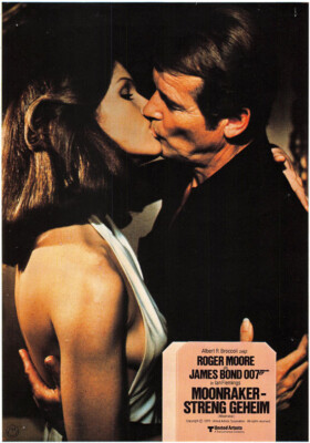 James Bond 007 - Moonraker - Streng geheim ORIGINAL Aushangfoto Roger Moore