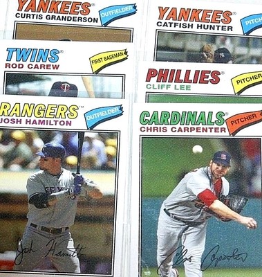 2012 Topps Archives Cloth Stickers Pick From Drop Down Menu