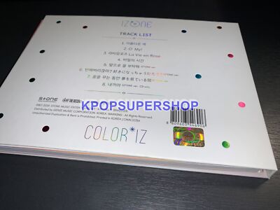 IZ*ONE 1st Mini Album Color*IZ CD Hitomi + Unit Photocards Rare