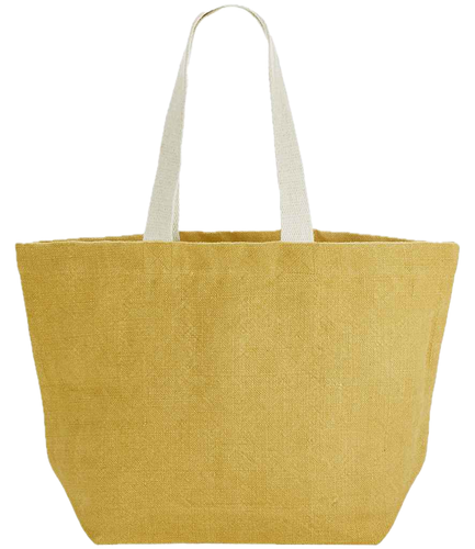 Soft Washed Jute Tote Shopper Beach Bag Westford Mill - Picture 4 of 7