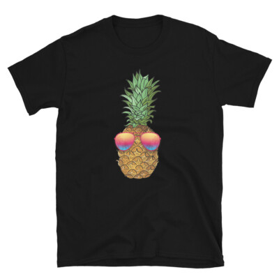 Vacations Funny Sunglasses Pineapple Aloha Hawaii Beach Unisex T-Shirt