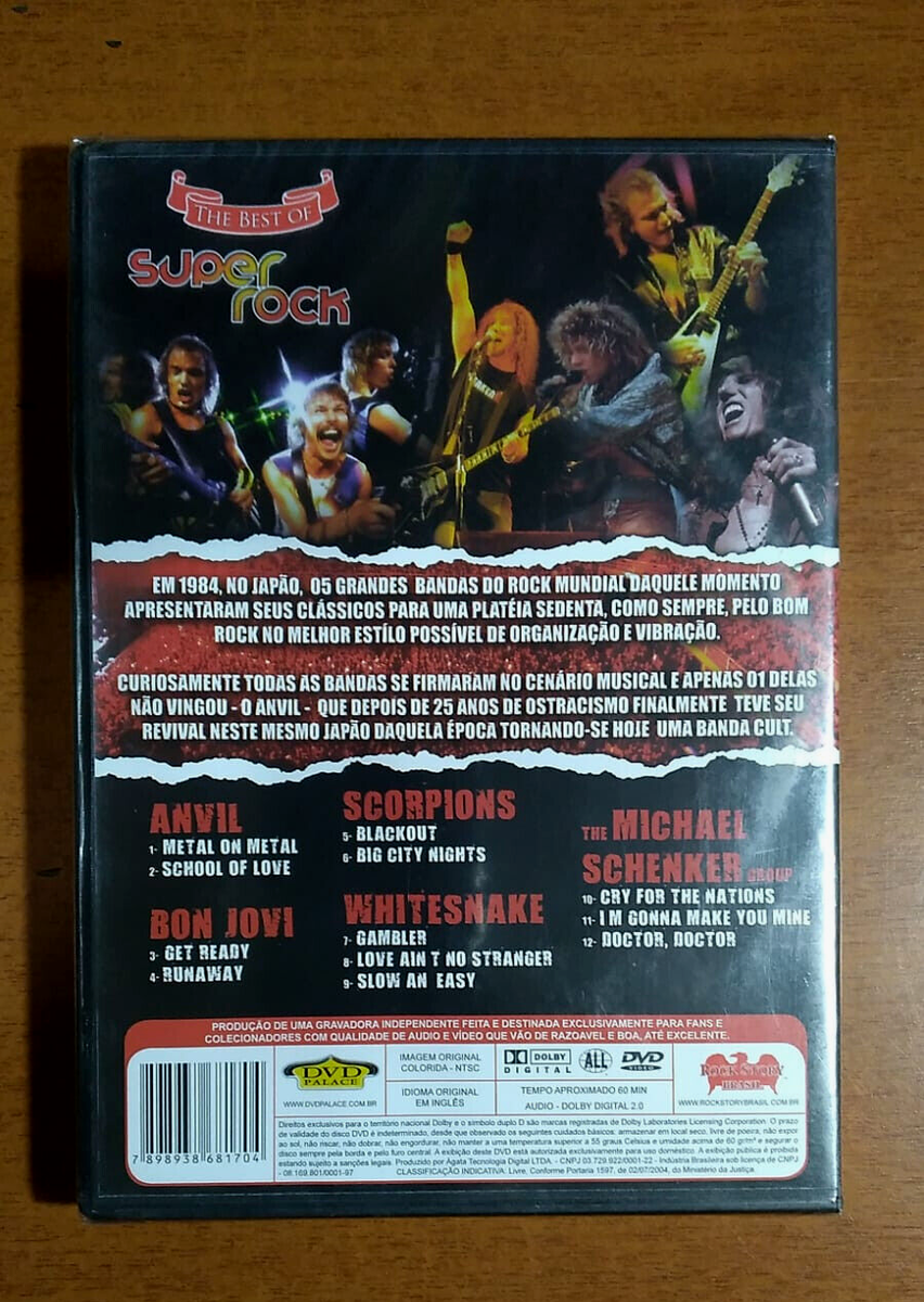 Various – Super Rock '84 In Japan Scorpions/Anvil/Bon Jovi ETC