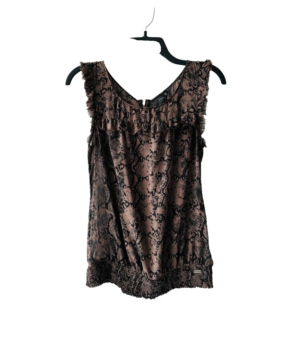 GUESS Silk Animal Print Tops for Women