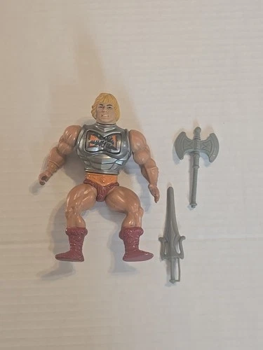 Vintage 1983 Masters of the Universe MOTU Battle Armor He-Man Figure Complete