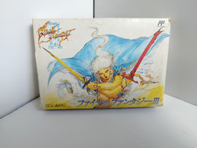 Final Fantasy 3 FF3 w/Box and Manual Famicom FC SQUARE JAPAN ver.