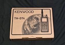 Kenwood TH-D74 144/430MHz Handy Ricetrasmettitore Radioamatore Ham Funzionant...