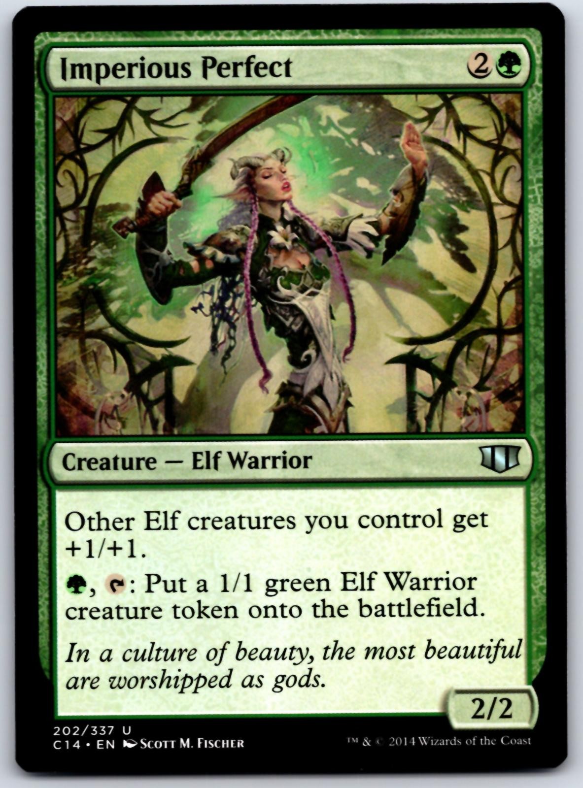 Imperious Perfect 202 UC Commander 2014 Magic: The Gathering NM