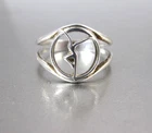 Vtg. Dave Matthews Band Sterling SIlver 925 Firedancer Ring Size 10